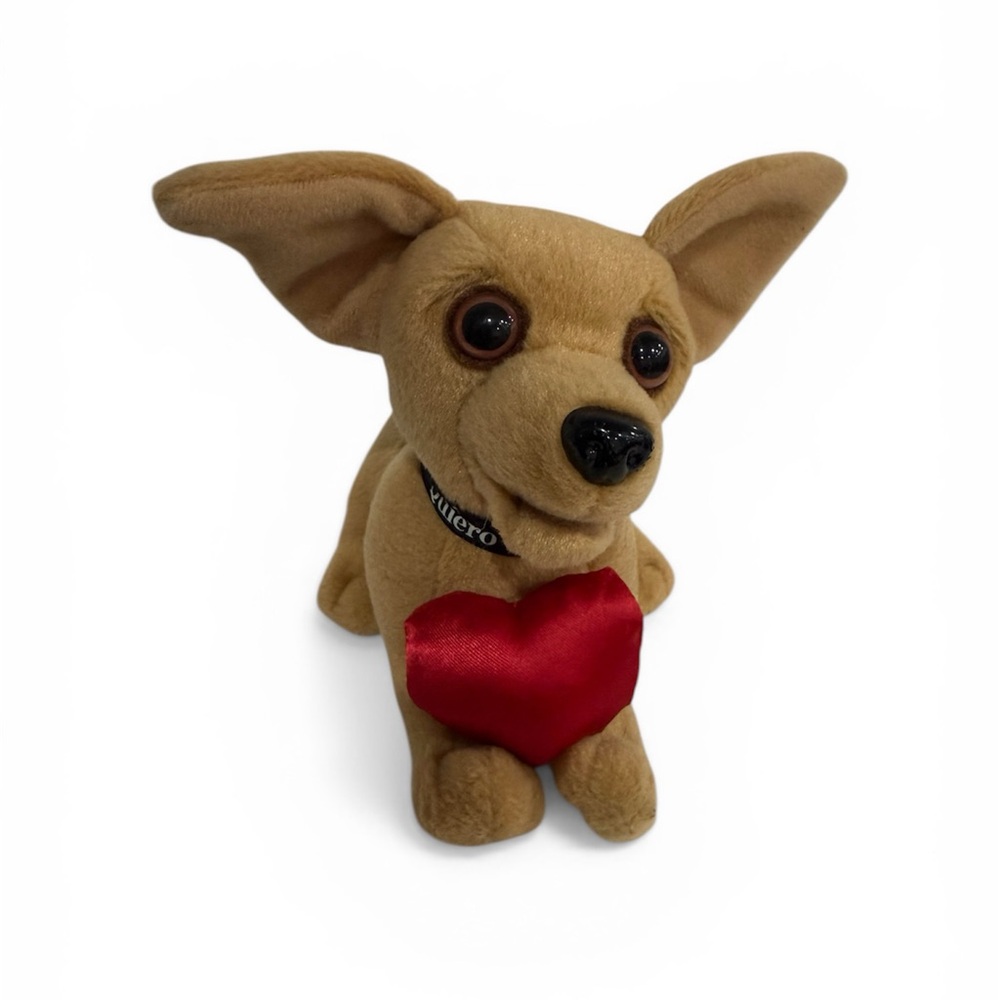 Taco Bell stuffed animal Toy with Red Heart